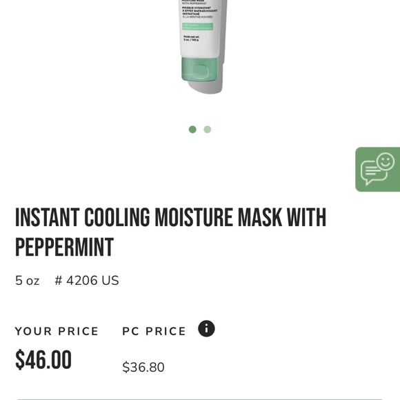 Arbonne: Mask Instant Cooling moisturize Mask - Picture 3 of 4